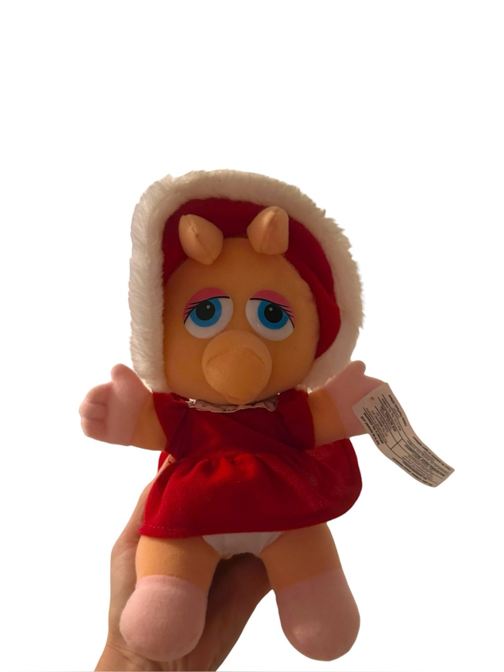 Vintage muppet baby Miss Piggy plush